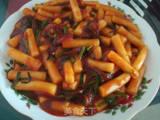 Fried Rice Cake recipe