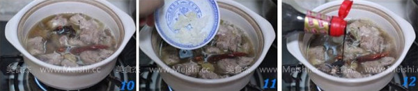 Braised Pork Ribs with Dried Puffer Fish recipe