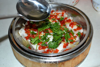 Steamed Fish Belly with Chopped Pepper recipe