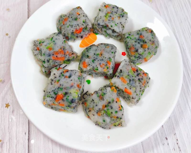 Colorful Vegetable Fish Cake