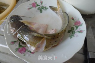 Steamed Sesame Swordfish (the Best Freshwater River Fish) recipe