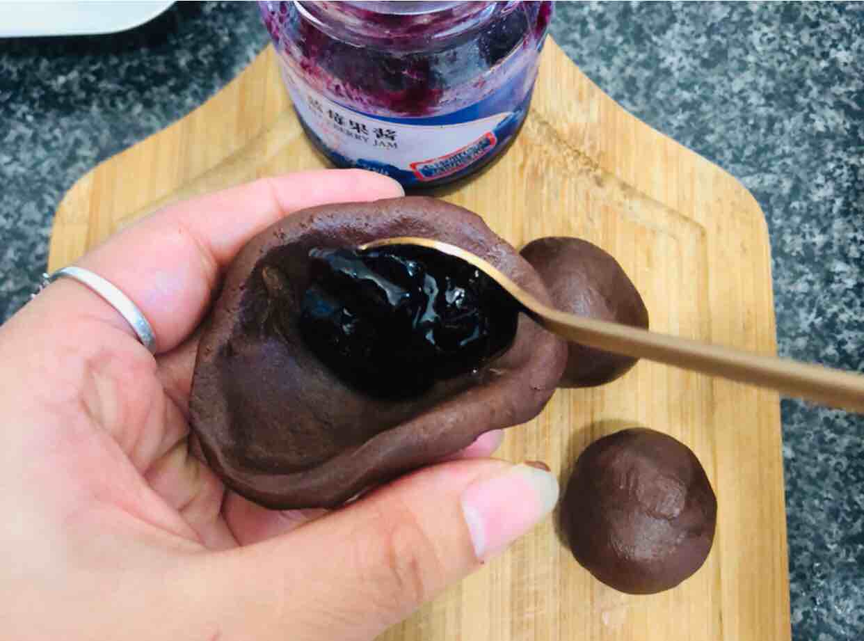 Chocolate Pop Blueberry Cookies recipe