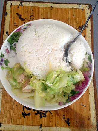 Cabbage Rice Bowl recipe