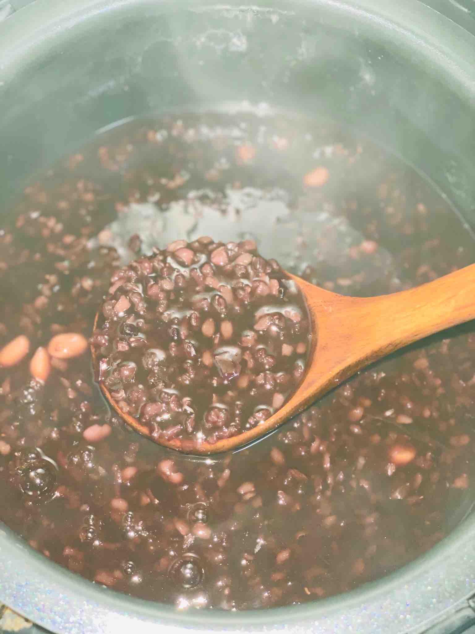 Health Multigrain, Purple Potato, Black Rice, Red Bean Congee recipe