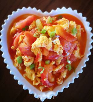 <quick and Easy to Cook Vegetarian Dishes> ~ Tomato Scrambled Eggs recipe