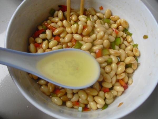 Double Peppers Mixed with Soybeans recipe