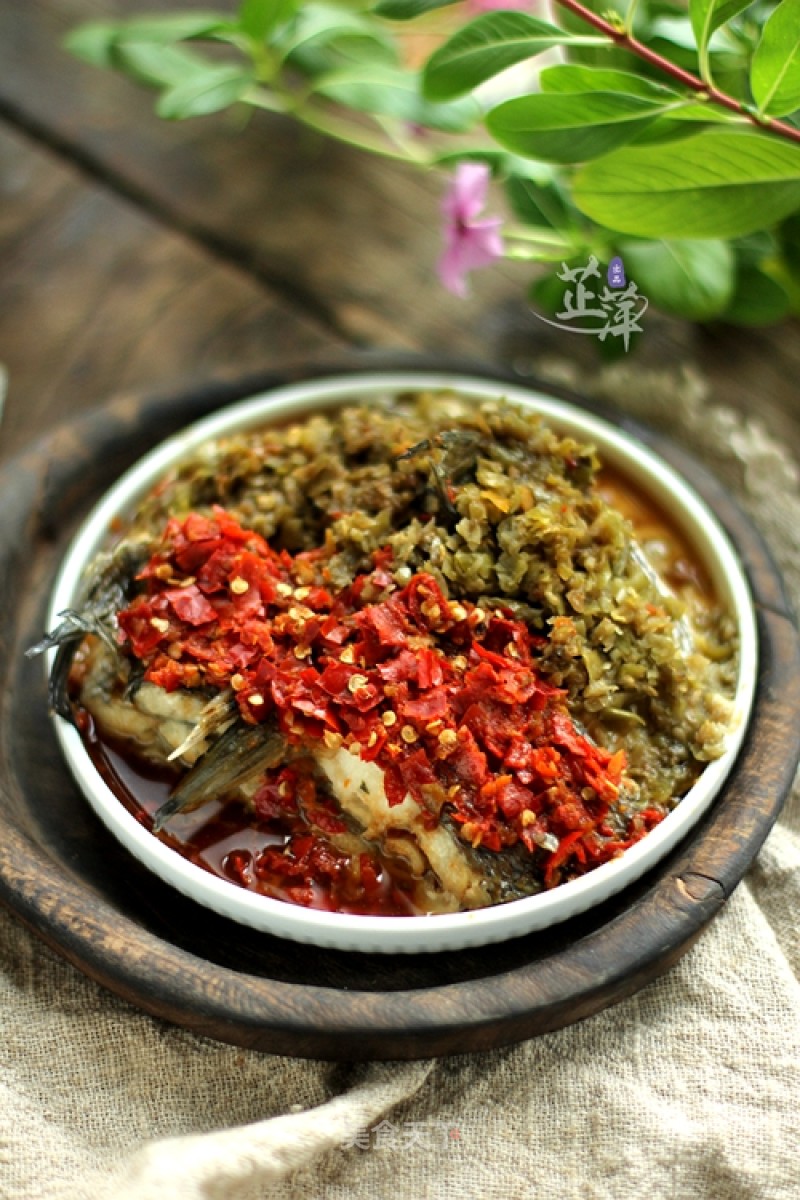 Juewei Double Pepper Steamed Sea Bass recipe