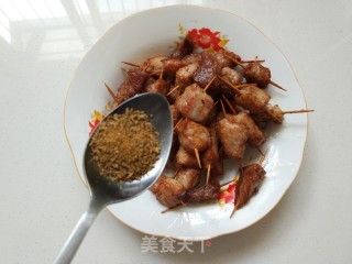 Spicy Toothpick Meat recipe