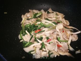 Stir-fried Chicken with Mushroom recipe