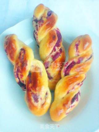 Purple Sweet Potato Roll Bread recipe