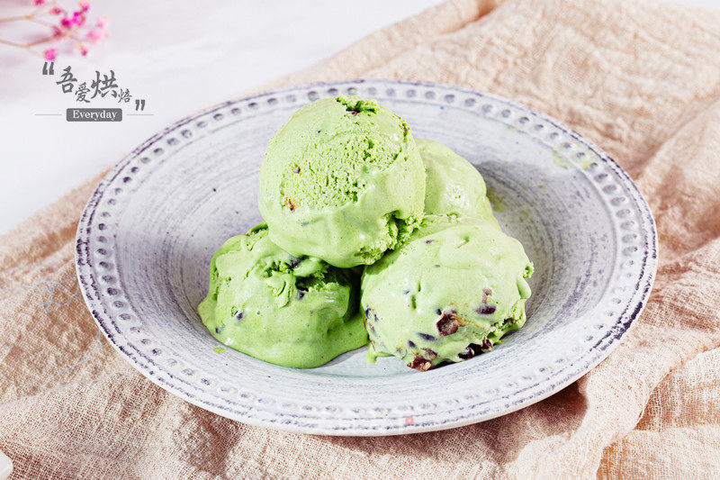 Red Bean Matcha Ice Cream recipe