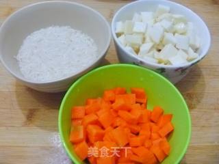 [eating Rice in A Different Way] Lazy Version---stewed Rice with Taro Sausage recipe