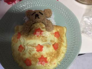 Curry and Rice with Bear Sleeping under A Quilt recipe