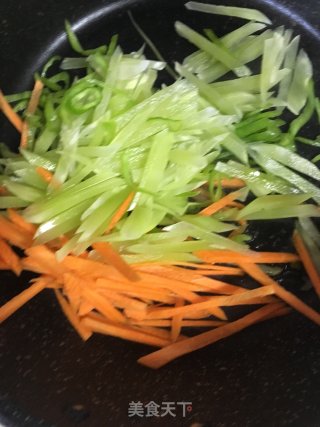 Stir-fried Sansi recipe