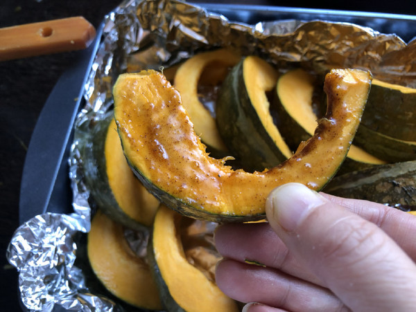 Roasted Pumpkin with Lemon Cinnamon recipe