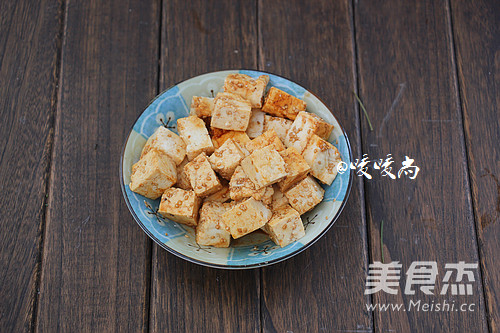 Braised Tofu with Broccoli in Oyster Sauce recipe