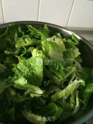 Healthy, Light and Delicious-mixed Lettuce in Oyster Sauce recipe