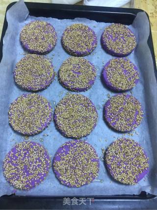 Purple Sweet Potato Sesame Cake recipe