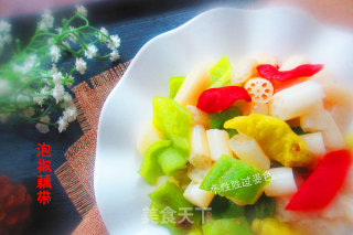 Pickled Pepper Lotus Root Strips recipe