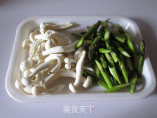 Asparagus and White Mushroom recipe