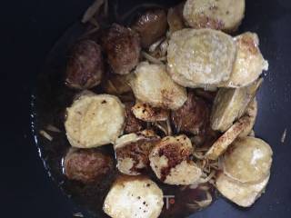Meatball Vegetarian Chicken Pot recipe