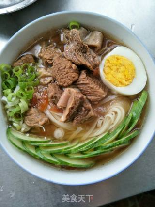Beef Noodles in Red Oil recipe