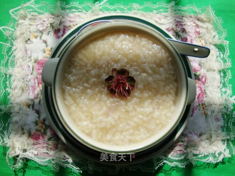 Brown Sugar Peach Blossom Porridge recipe