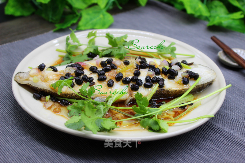 Steamed Halibut with Tempeh recipe