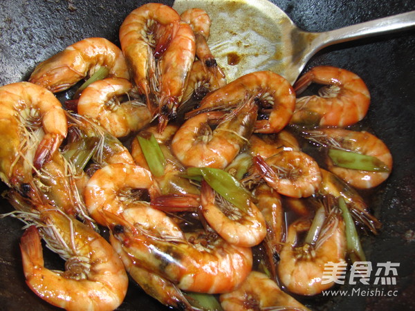 Stir-fried Prawns with Oyster Sauce recipe