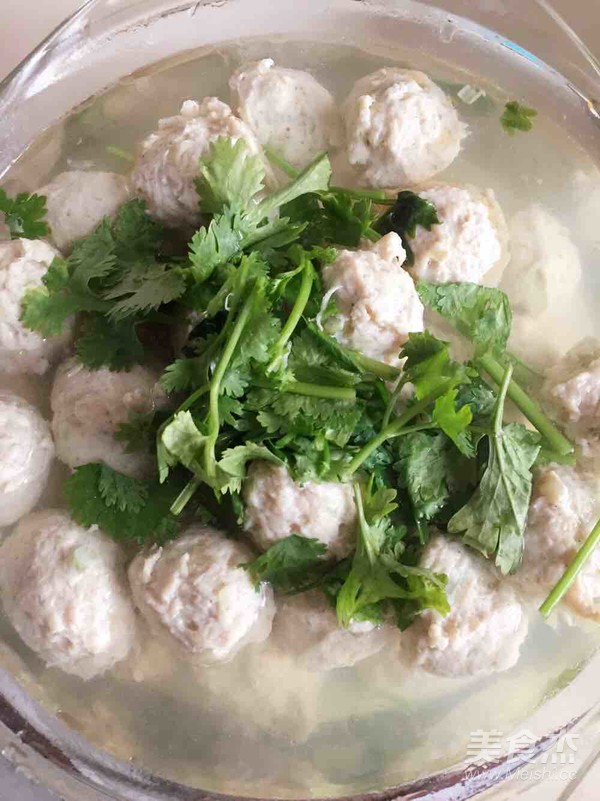 Chicken Balls in Clear Soup recipe