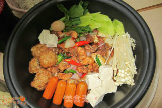 Spicy Chicken Hot Pot recipe