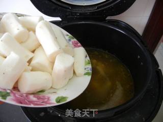 Flying Duck with Yam in Pot recipe