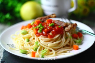 Steak Spaghetti recipe