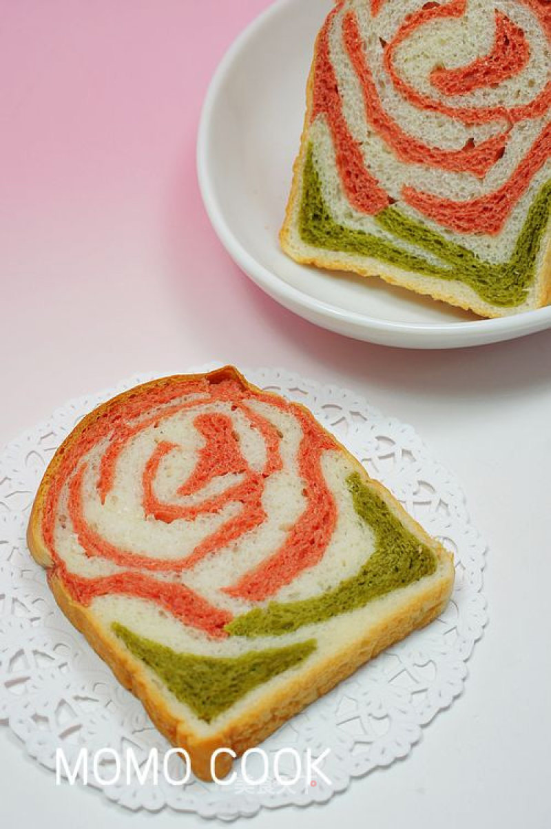 Romantic Rose Flower Toast recipe