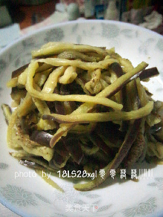 Home Cooking: Shredded Eggplant recipe