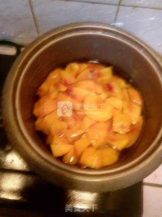 Canned Yellow Peach with Rock Sugar recipe