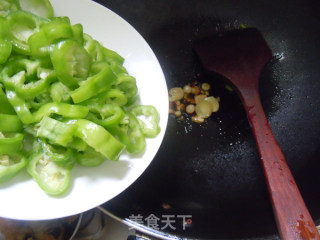 【green Pepper Squid Ring】 recipe