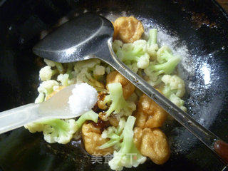 Gluten Cauliflower in Oyster Sauce recipe