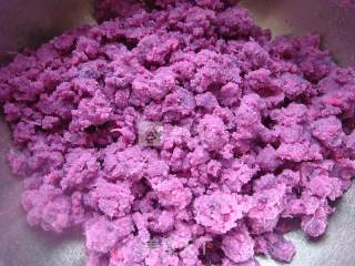 #aca烤明星大赛#purple Sweet Potato Rice Cake recipe