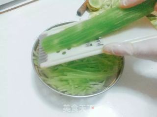 【guangdong】shredded Lettuce recipe