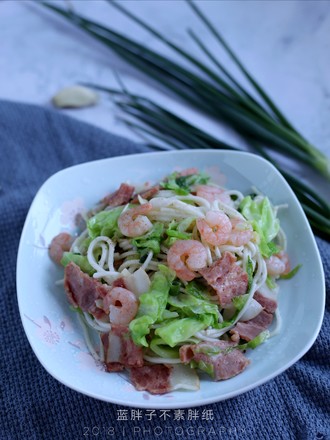 Fried Noodles with Shrimp in The Late Night Canteen recipe