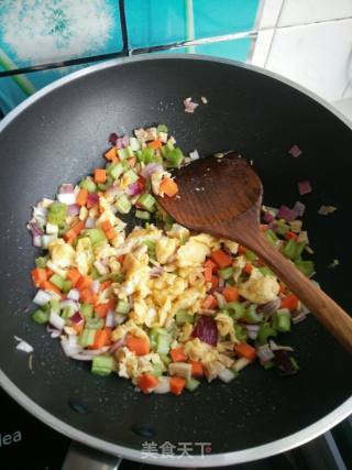 Colorful Fried Rice recipe