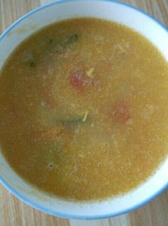 Tomato Soup with Egg recipe