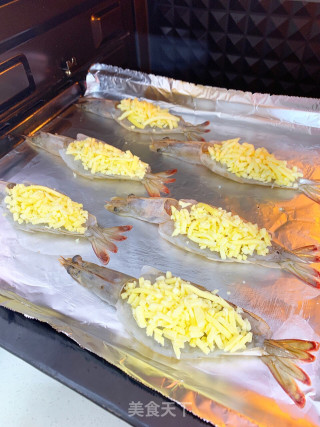 Baked Prawns with Cheese recipe