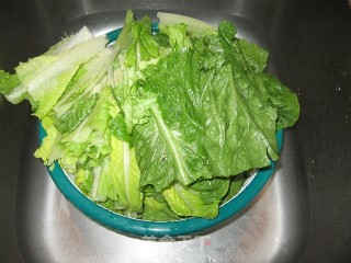 [recipe Exchange 2] Stir-fried Roman Lettuce with Minced Garlic recipe