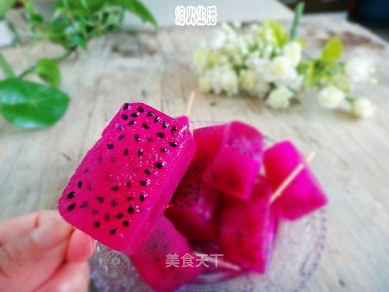 Dragon Fruit Popsicle recipe