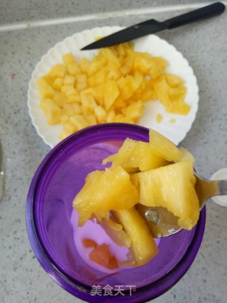 Pineapple Yogurt Sorbet recipe