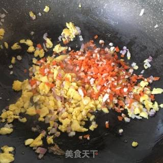 Fried Rice with Onion and Shrimp recipe