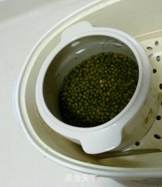 Summer Drink: Mint Green Bean Paste recipe
