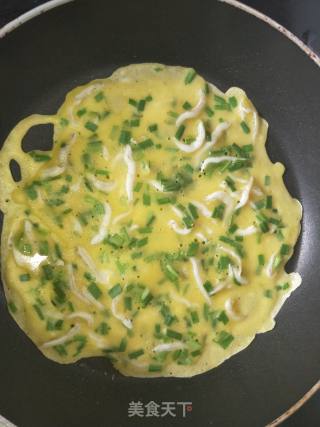 Whitebait Pancakes with Leek recipe